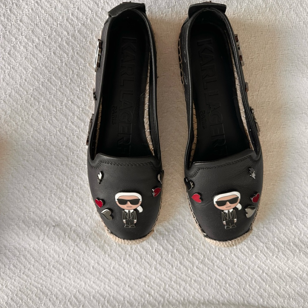 NWT - Black Espadrille shoes